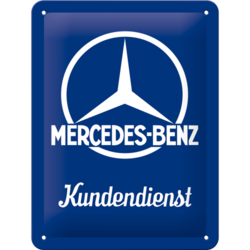Mercedes-Benz Kundendienst Blechschild