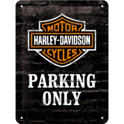 Harley-Davidson - Parking Only Blechschild