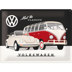 VW Classics Blechschild