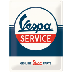 Vespa Service Blechschild